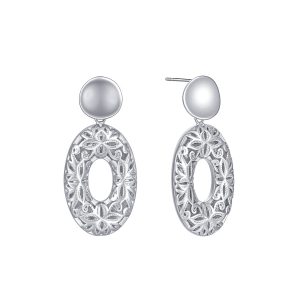 Hollowed Flower Earring
