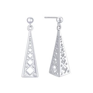 Triangular Prism Light-shadow Earring