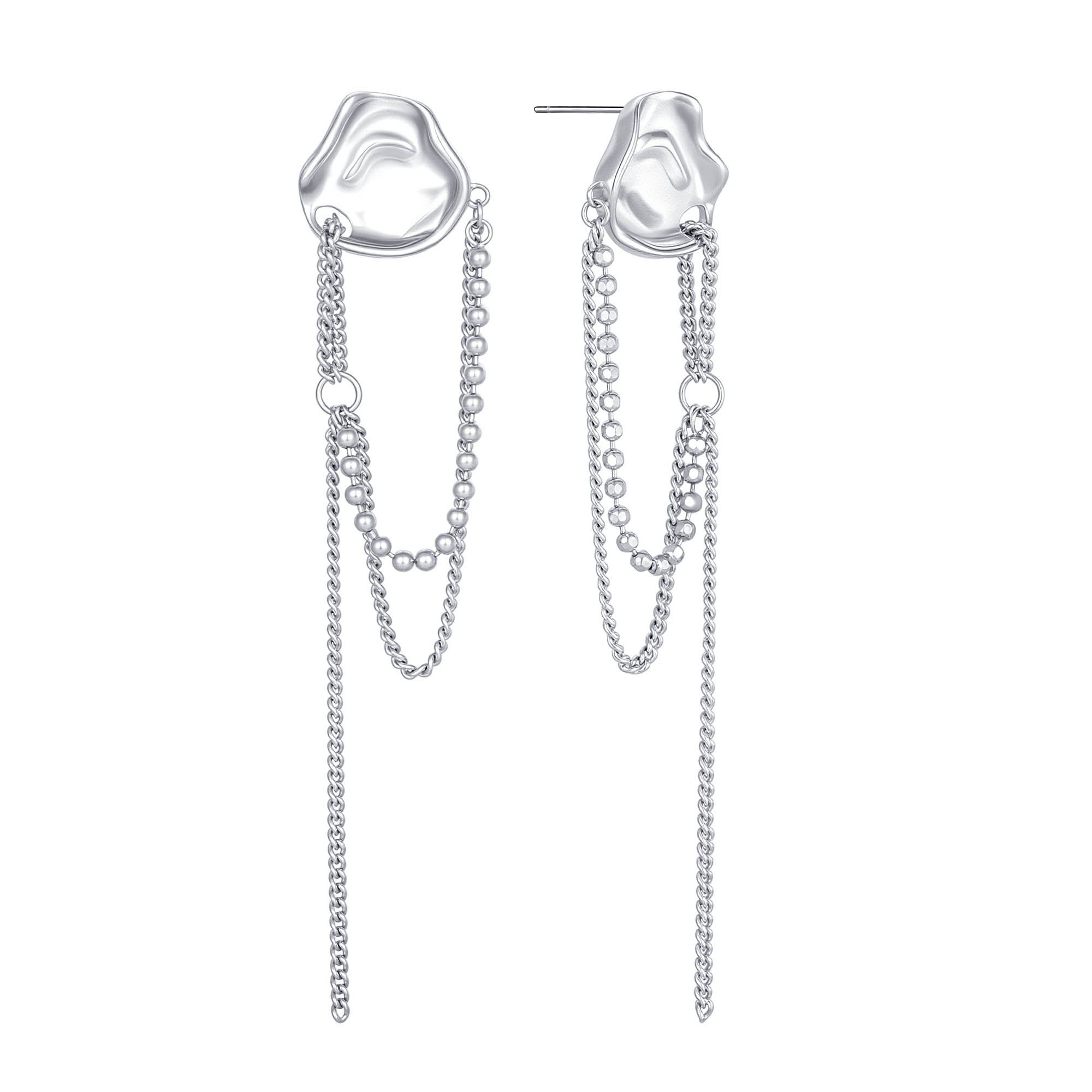 Ripple Tassel Earring