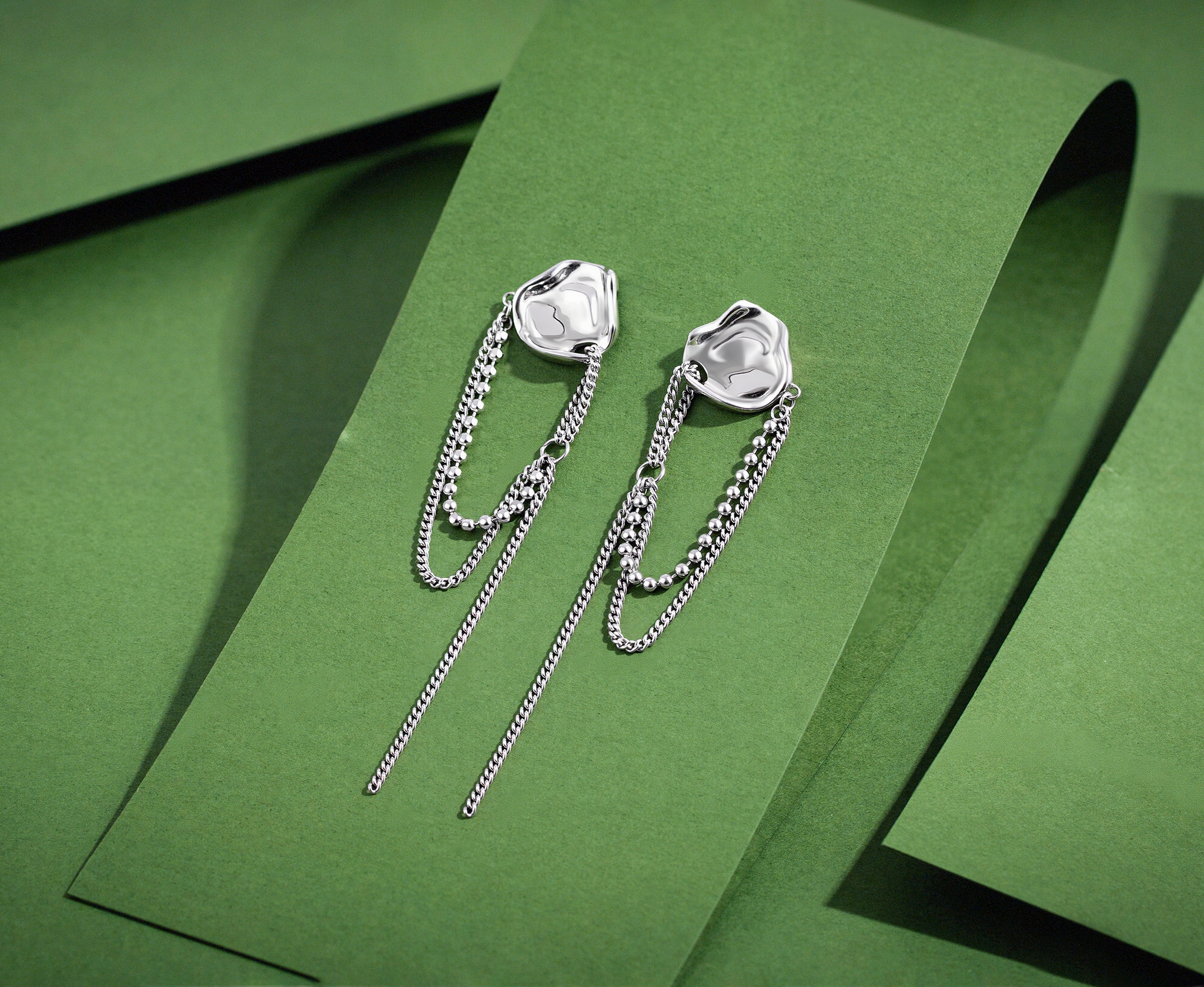Ripple Tassel Earring - Image 2