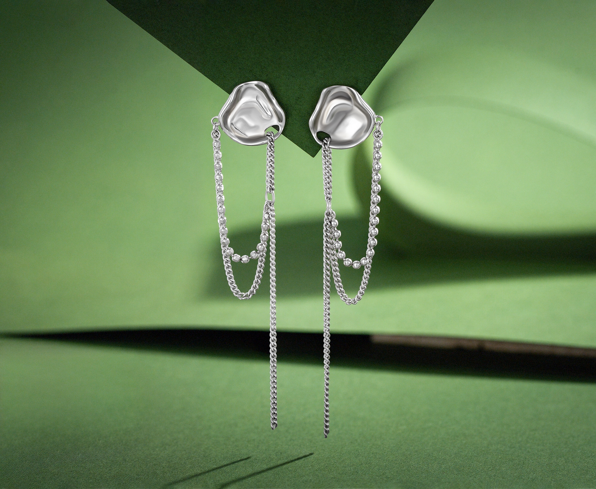 Ripple Tassel Earring - Image 3