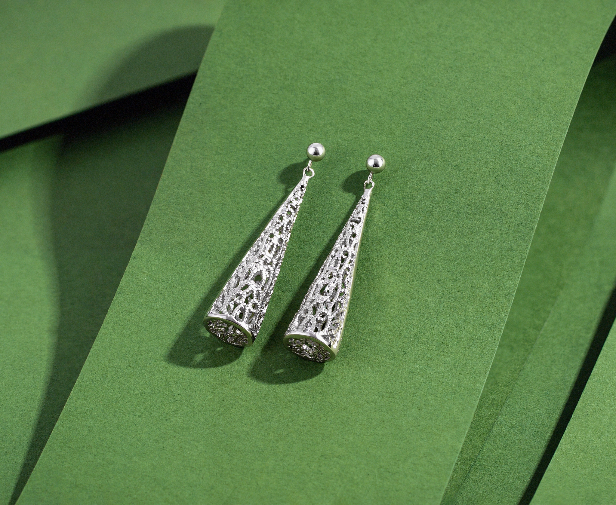 Roman Cone Shadow Earring - Image 2