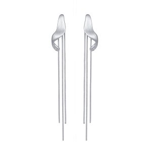 Cascade Flow Drop Tassel Earring