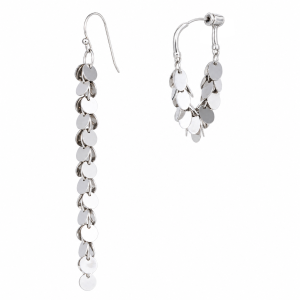Shimmering Sequin Tassel Earrings